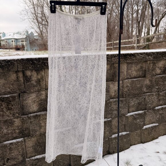 Urban Outfitters White Lace Maxi Skirt - Picture 4 of 7